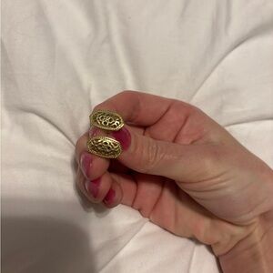 Kendra Scott Gold Filigree Earrings